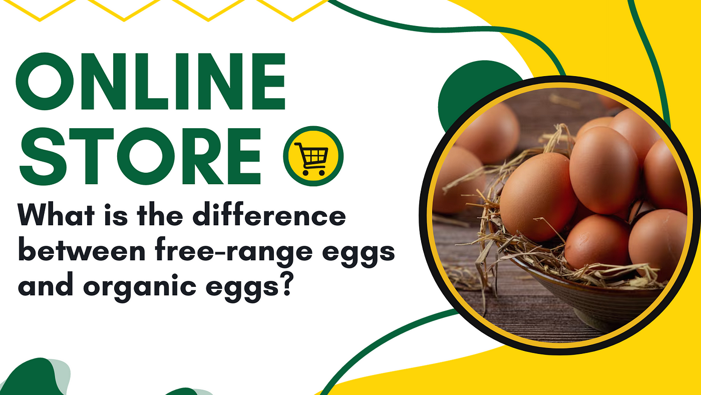What is the Difference between free-range eggs and organic eggs?, by  Angela jones