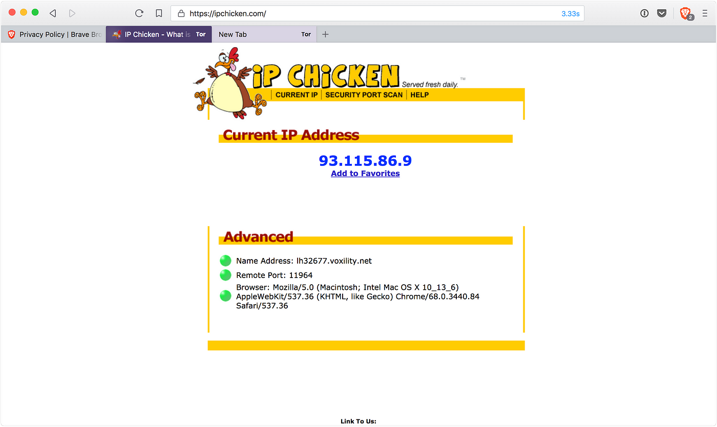 What Is My IP Address, chicken IP address