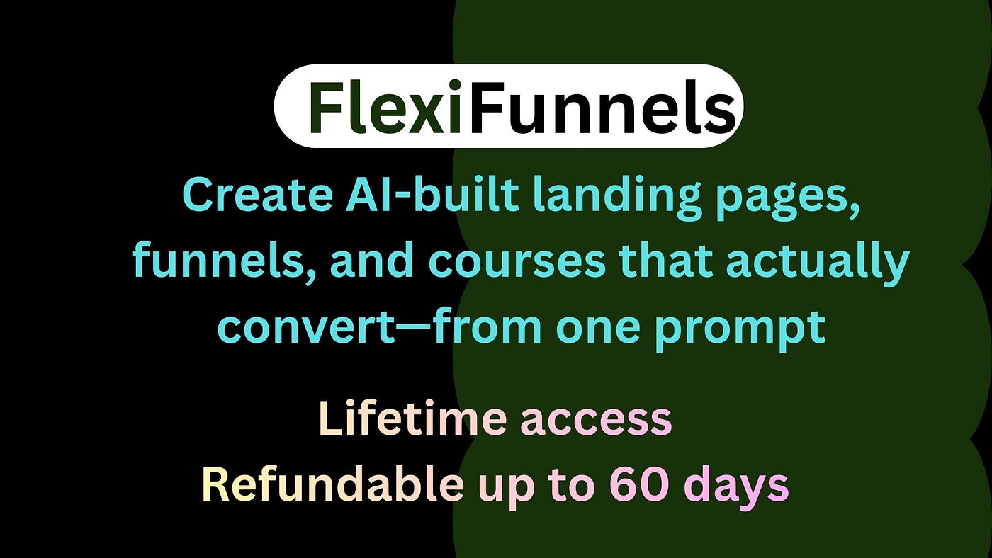 FlexiFunnels — AI Funnels, Pages & Courses from One Prompt