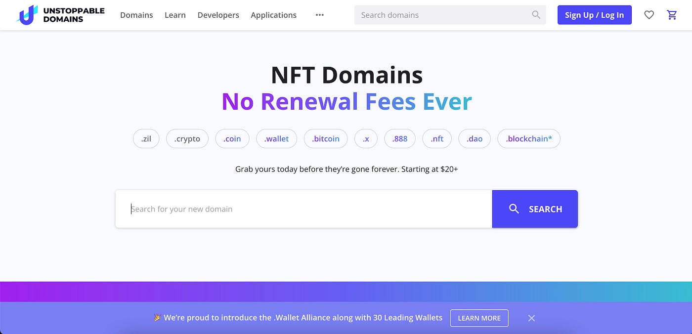 How to Build Your First Crypto Website Using Unstoppable Domains and Free  Hosting | by Michael Johnson | Coinmonks | Medium