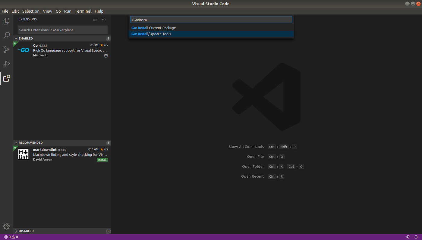 Significance of Go — Part 2 (Play with VS Code and Introducing Go packages  and modules) | by Wasura Wattearachchi | Medium