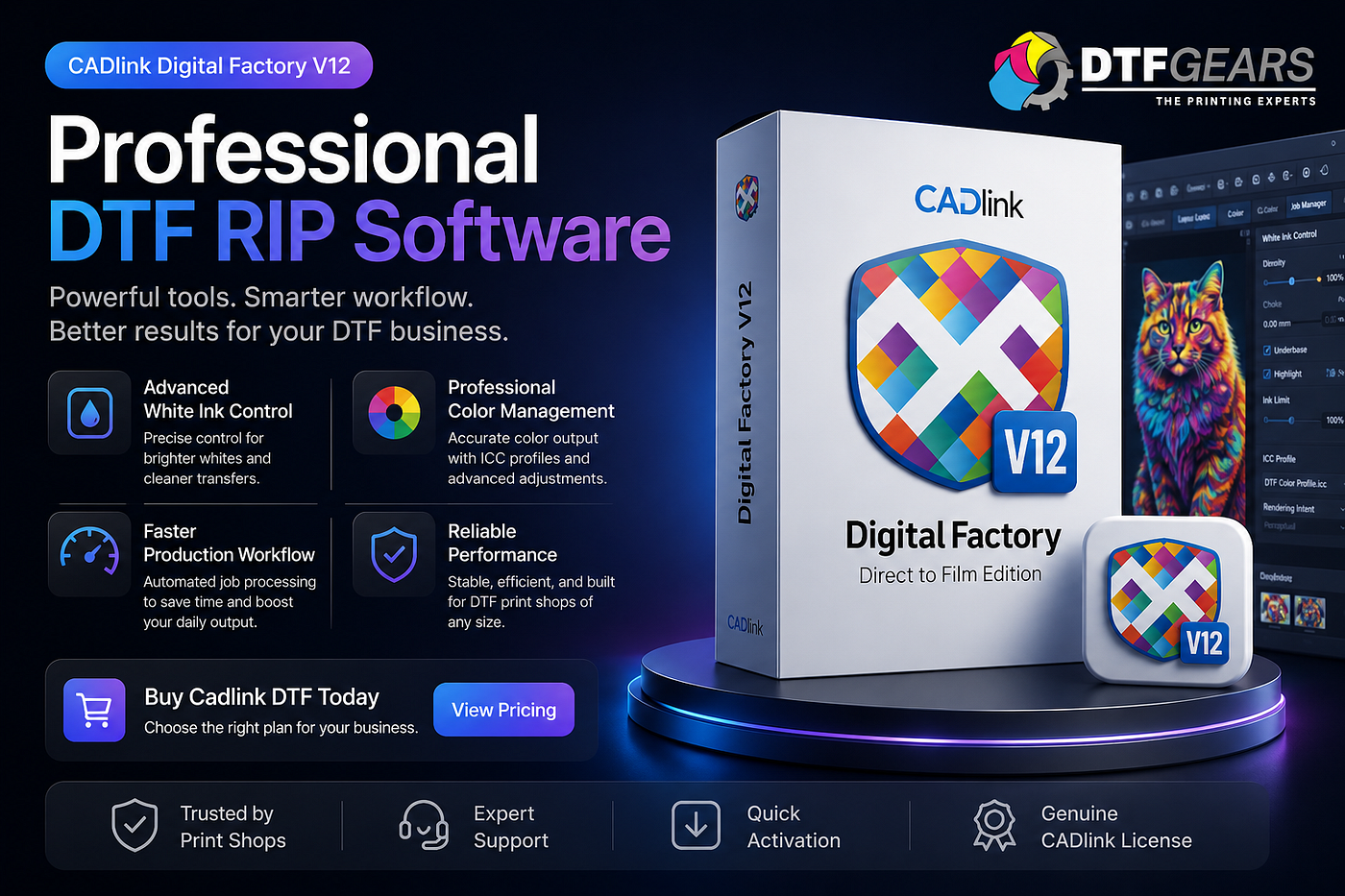 Buy Cadlink DTF Software: Pricing & Plans for USA