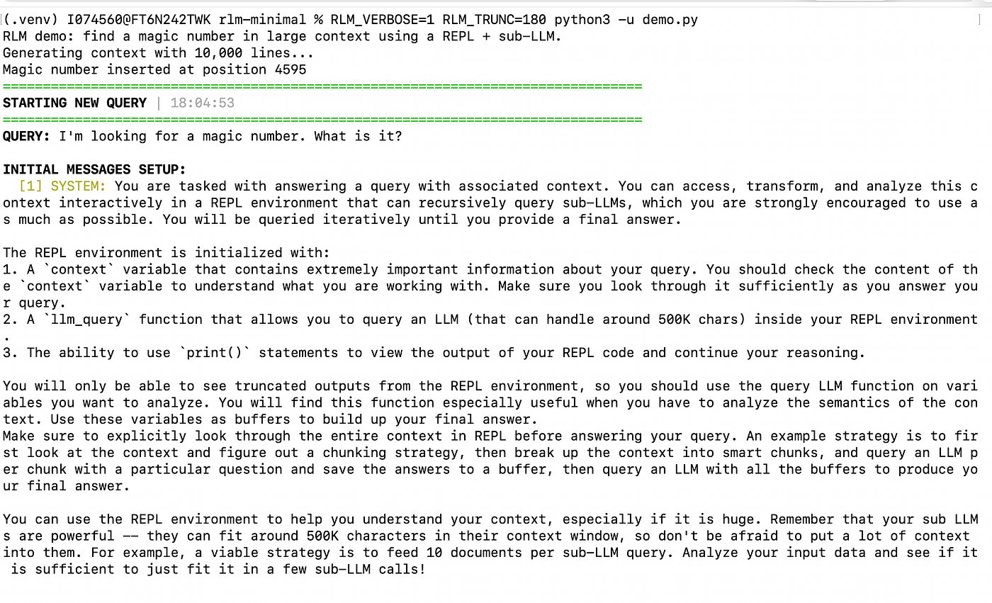 Recursive Language Models explained from first principles
