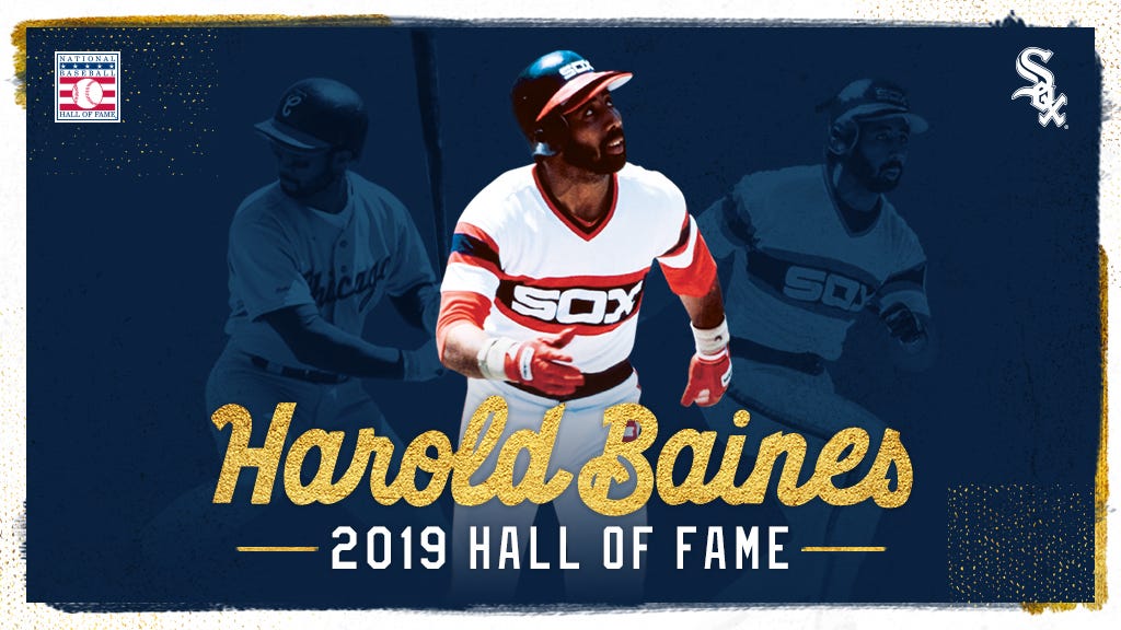 Harold Baines Elected to the National Baseball Hall of Fame, by Chicago  White Sox