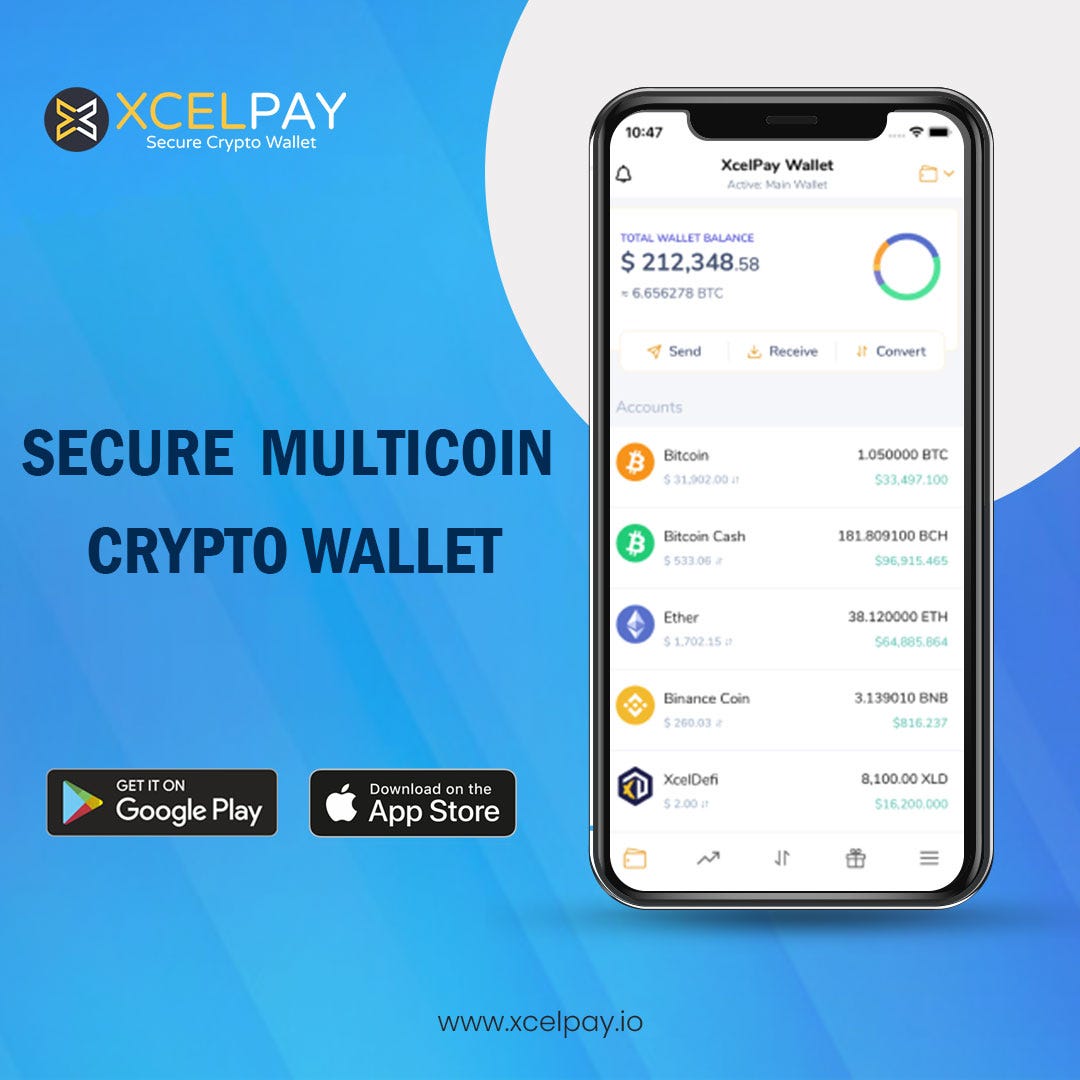 Secure Multi-coin Cryptocurrency Wallet — XcelPay Wallet ! | by XcelPay  Wallet | XcelPay Magazine | Medium
