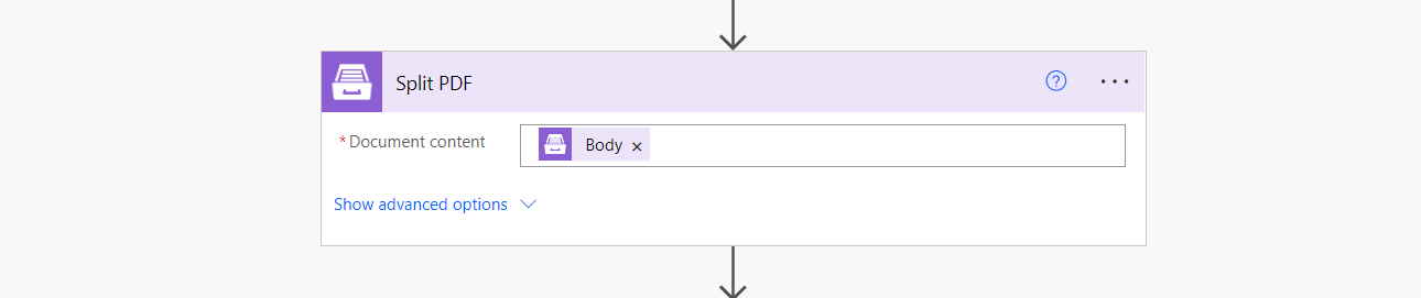 Split a PDF Document with Power Automate