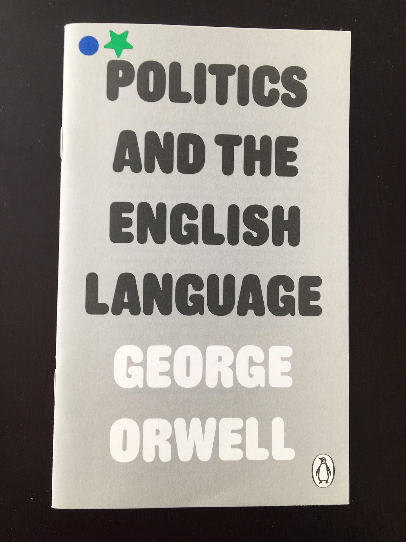 Politics and the English Language (and a random review of Mein Kampf  inserted at the end) by George Orwell | by Reflective Reading | Medium