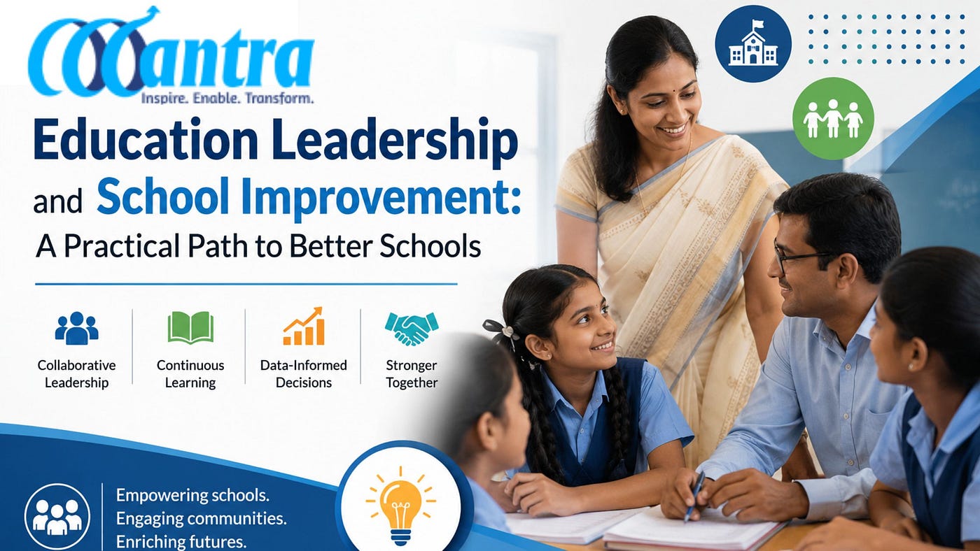 Education Leadership and School Improvement: A Practical Path to Better Schools | Mantra4Change