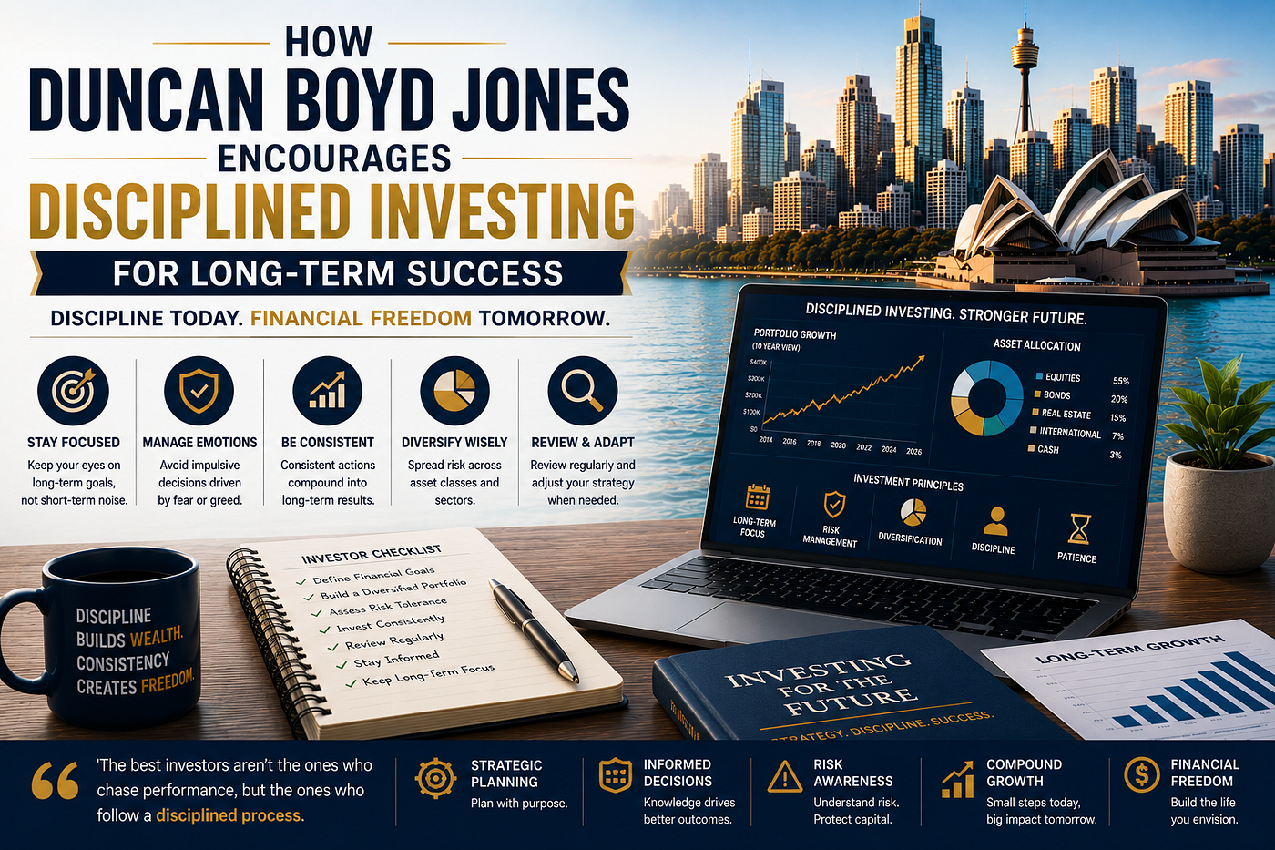How Duncan Boyd Jones Encourages Disciplined Investing for Long-Term Success