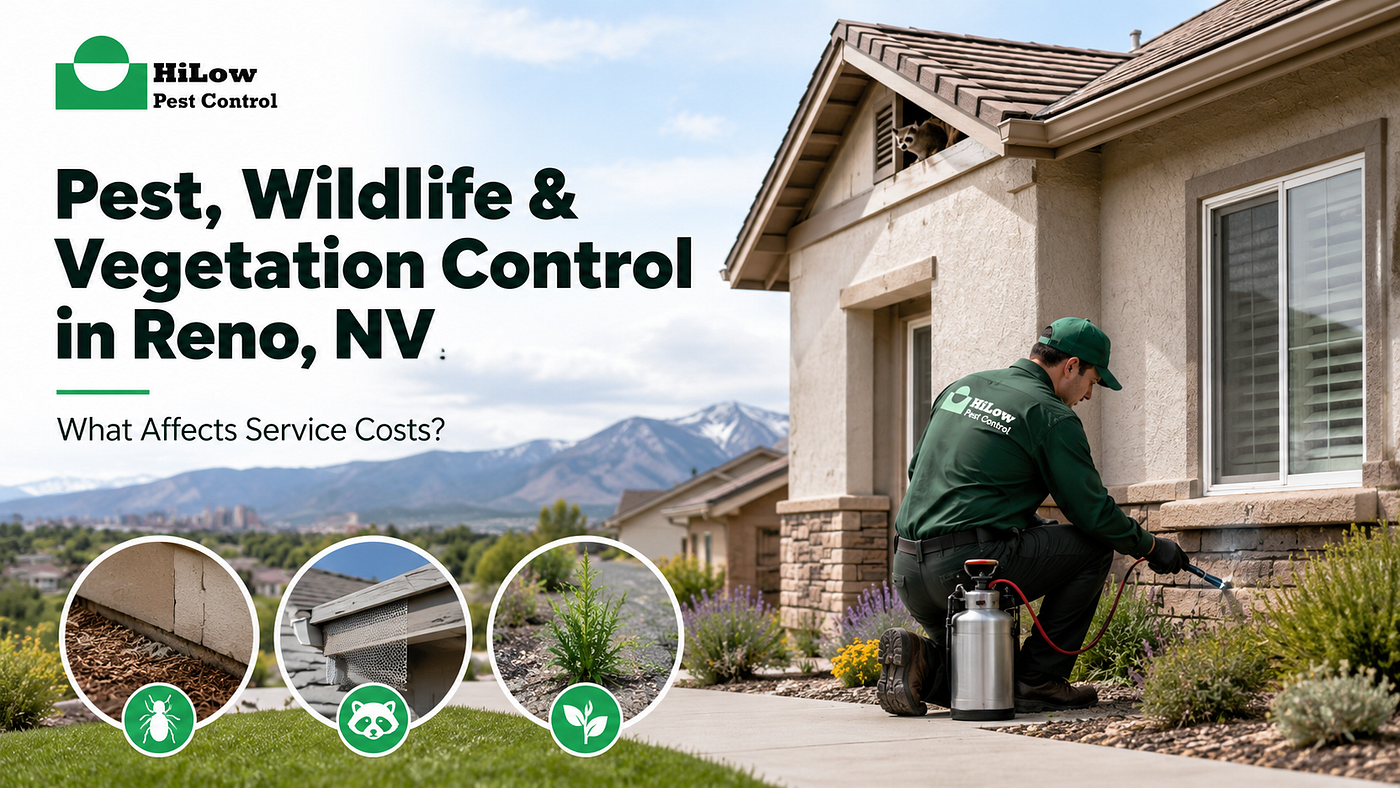 How Much Do Pest, Wildlife, and Vegetation Control Services Cost in Reno?