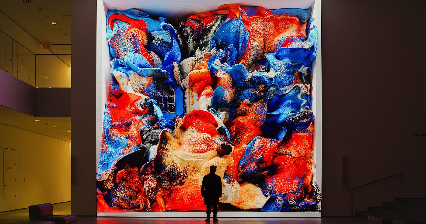 MoMA Exhibits New AI Installation — but what is the future of art