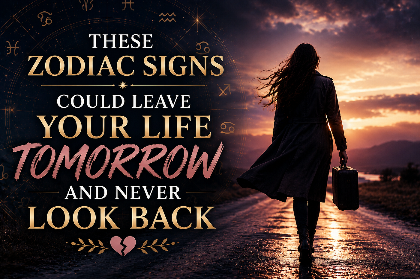 These Zodiac Signs Could Leave Your Life Tomorrow and Never Look Back