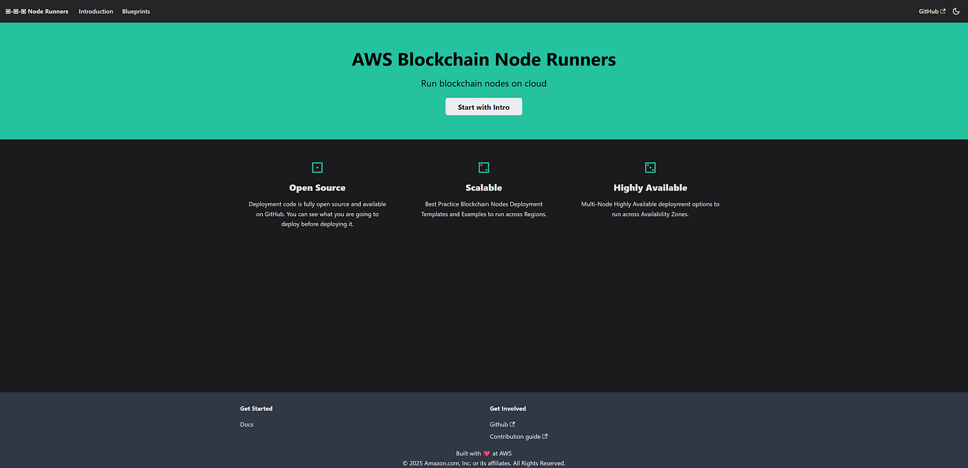 Setting up Blockchain Nodes with AWS Node Runners (Ethereum, Base, BSC) |  by Guo Xiang Ng | AWS in Plain English