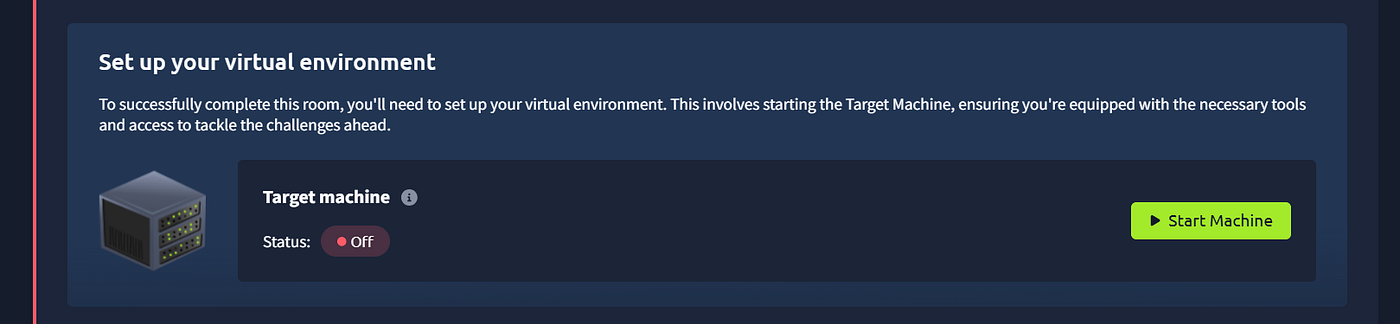 THM lab access
