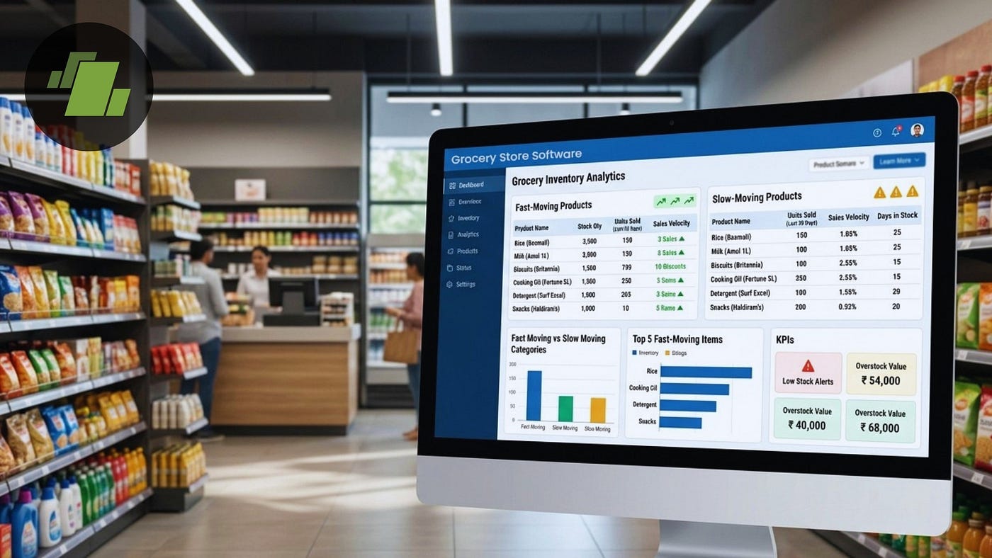 How LOGIC ERP Grocery Store Software Helps Track Fast- and Slow-Moving Products?