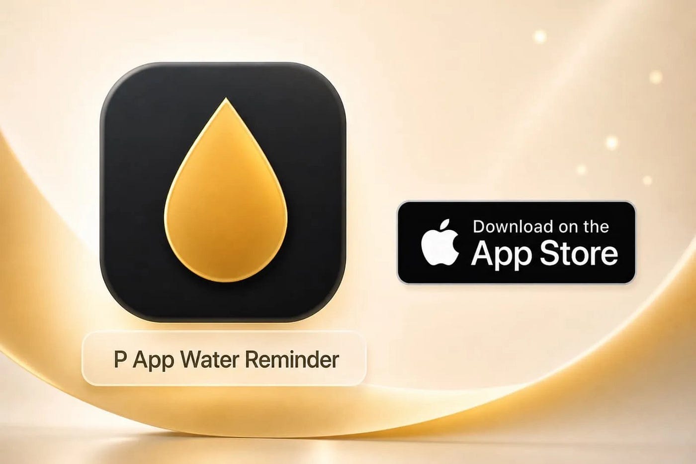 P Water App for iOS REVIEW A Simple, Low-Friction Approach to Hydration Tracking