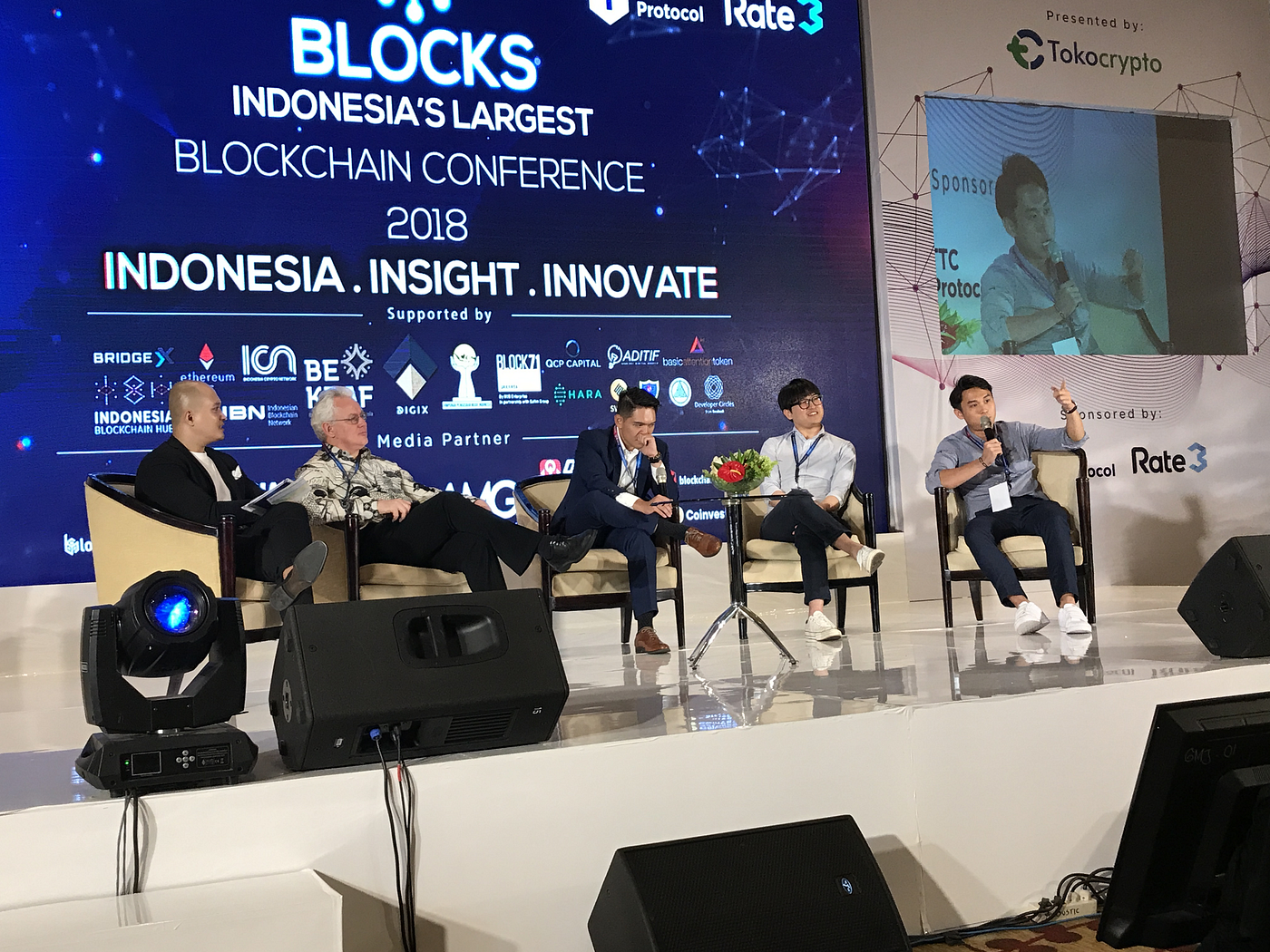 인블록스 컨퍼런스 자카르타 (INBLOCKS Conference) 2018년9월15일 | by Official Rate3 |  Official Rate3 | Medium