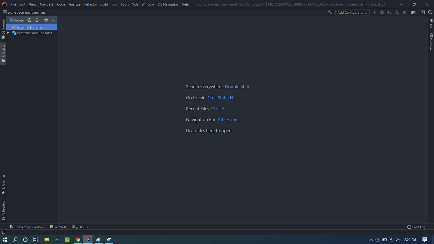 IntelliJ IDEA Running multiple project Microservices in one