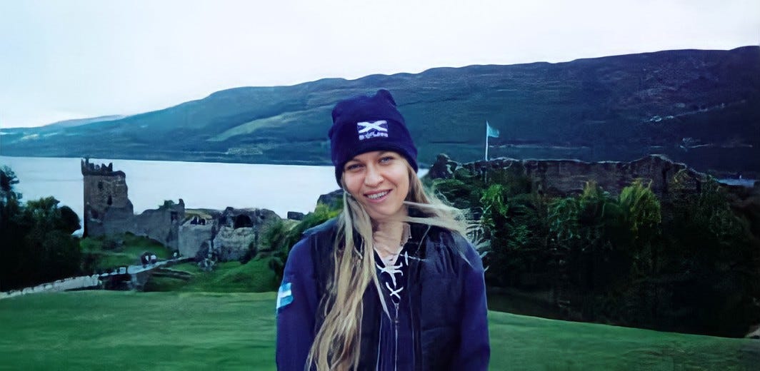 Annie Börjesson Pictured in Scotland