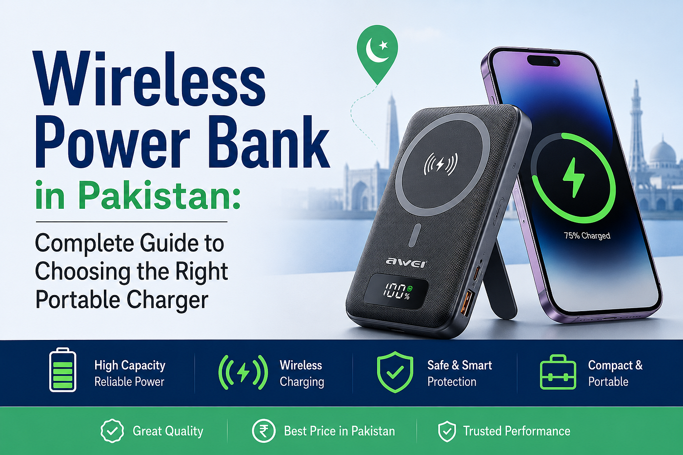 Wireless Power Bank in Pakistan: Complete Guide to Choosing the Right Portable Charger