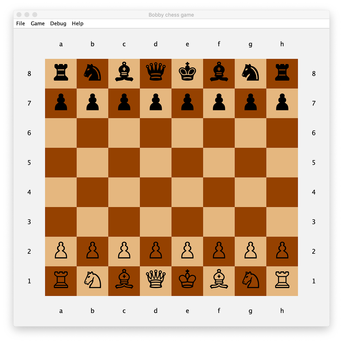 * Chess game search engine