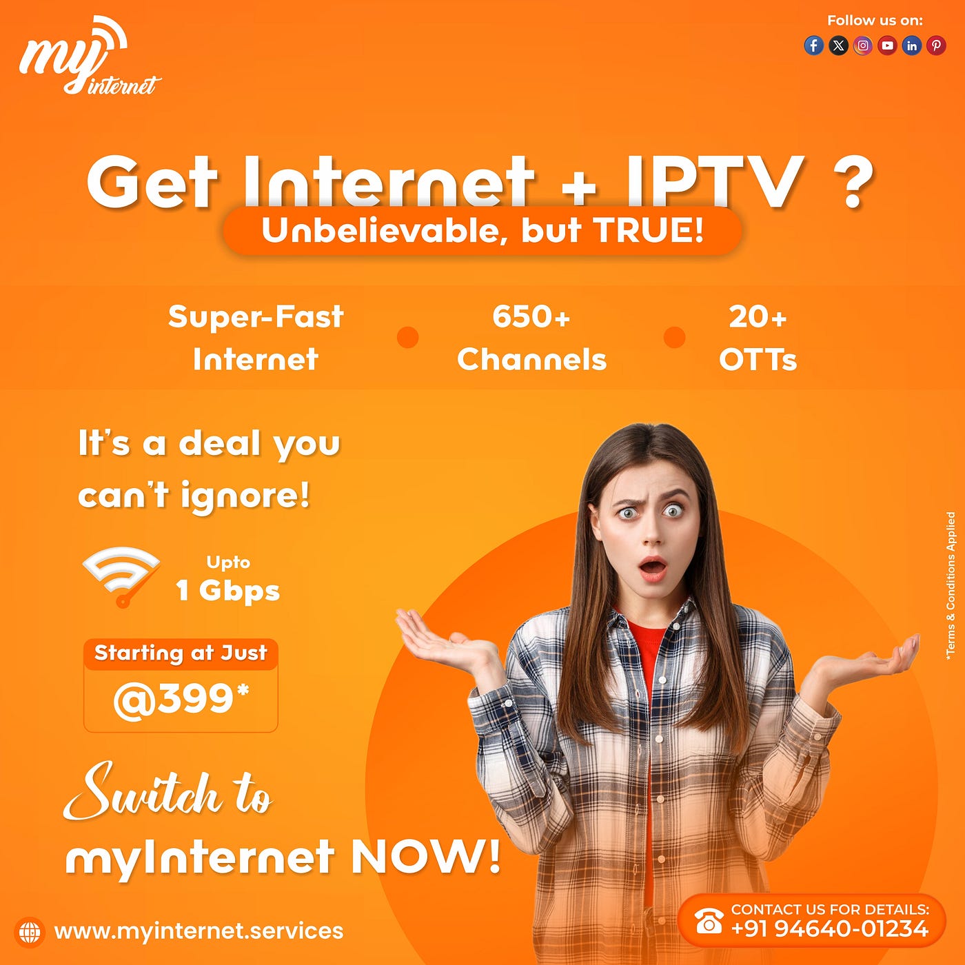 Internet + IPTV = The Ultimate Combo!