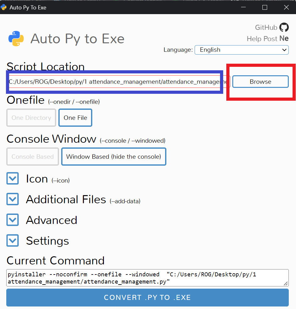 auto py to exe Pyinstaller executable python program gui application |  Medium