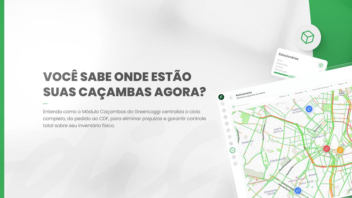 Você sabe onde estão suas caçambas agora?