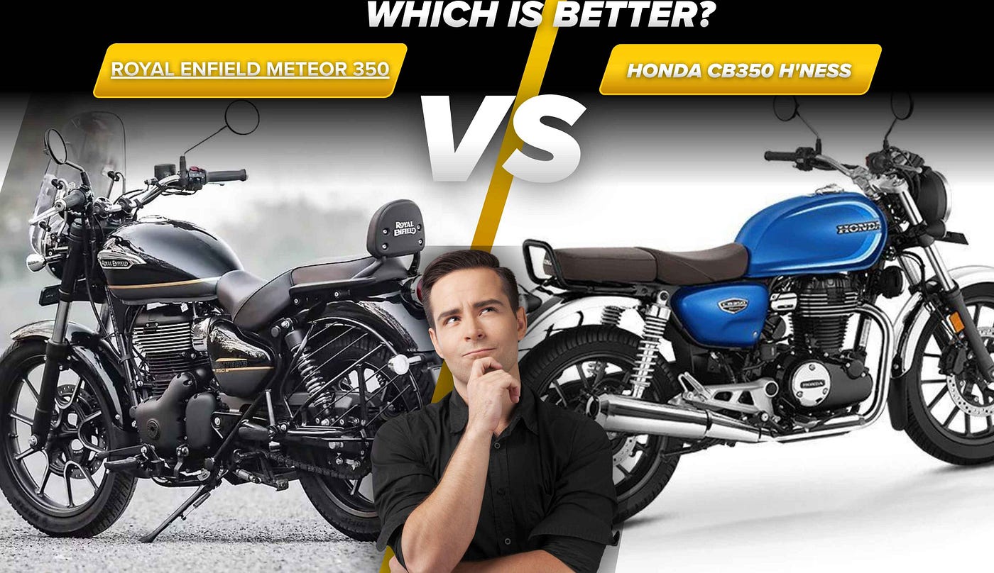 Royal Enfield Meteor vs Honda CB350 H’ness: Which Retro Cruiser Is the Better Choice?