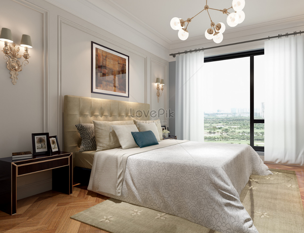 Perpaduan Gaya Klasik dan Modern dalam Kamar Tidur Eropa