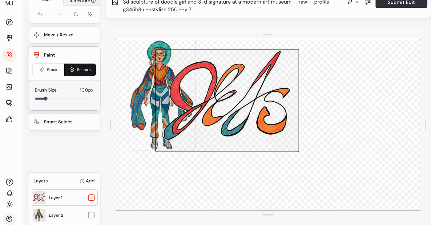 Have some fun with Midjourney Layers and custom doodles | by Julia Fletcher  | Medium