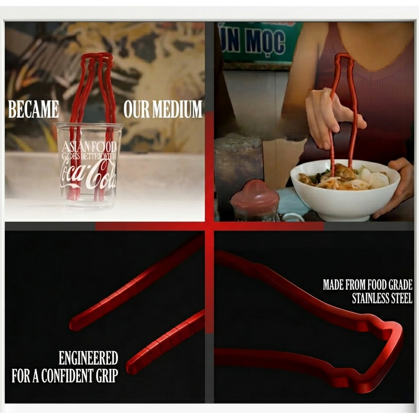 Coca-Cola Turned its Bottles To Chopsticks
