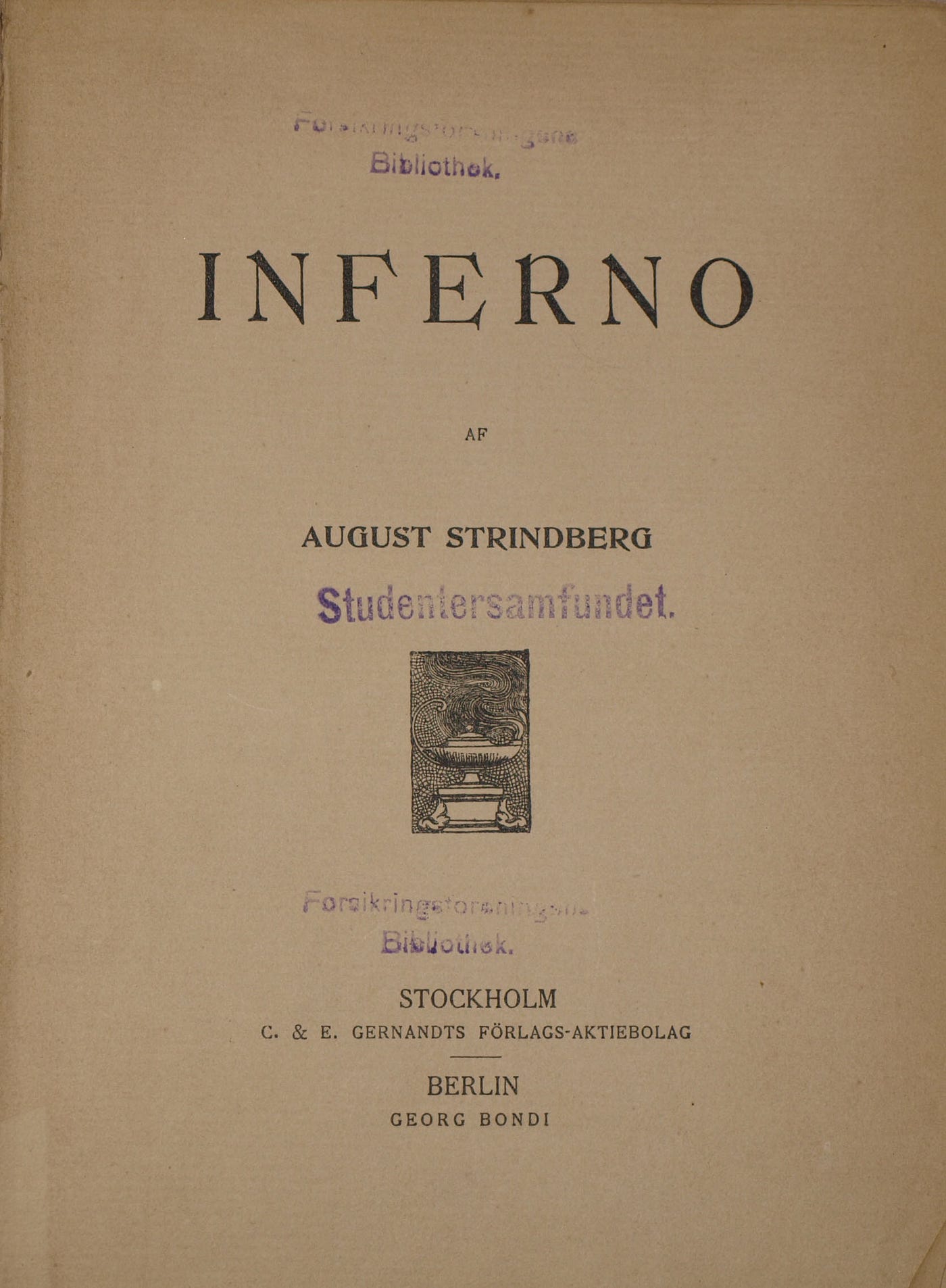 Book Report: Inferno by August Strindberg