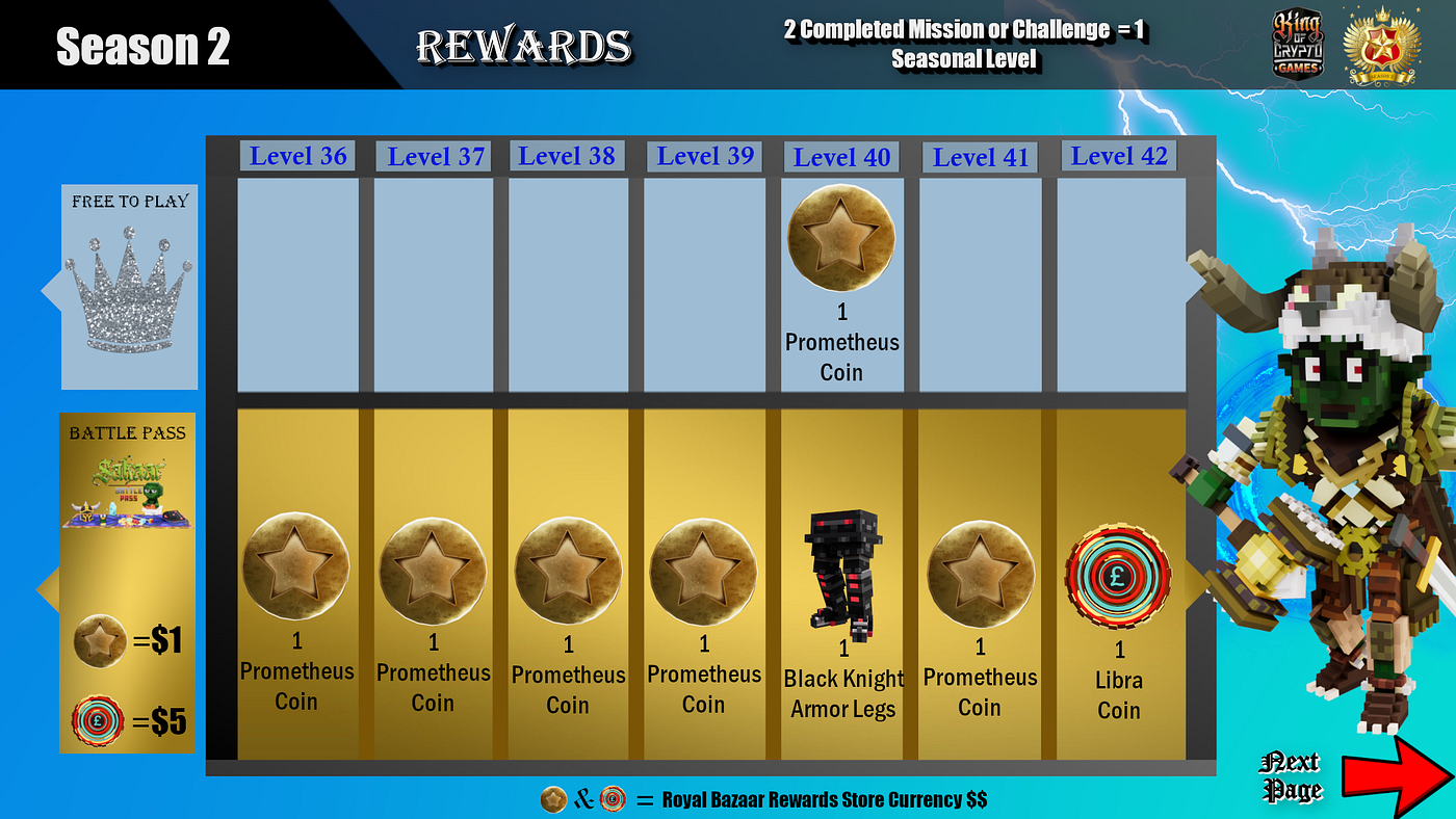 King of Crypto Games —Battle Pass Season 2 | by King of Crypto Games |  Medium