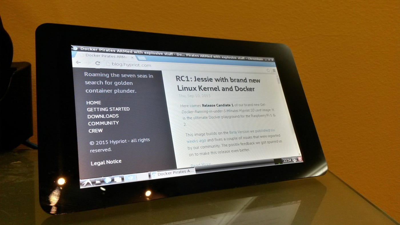 Jessie on Raspberry PI 2 with Docker and Chromium | by Icebob | Medium