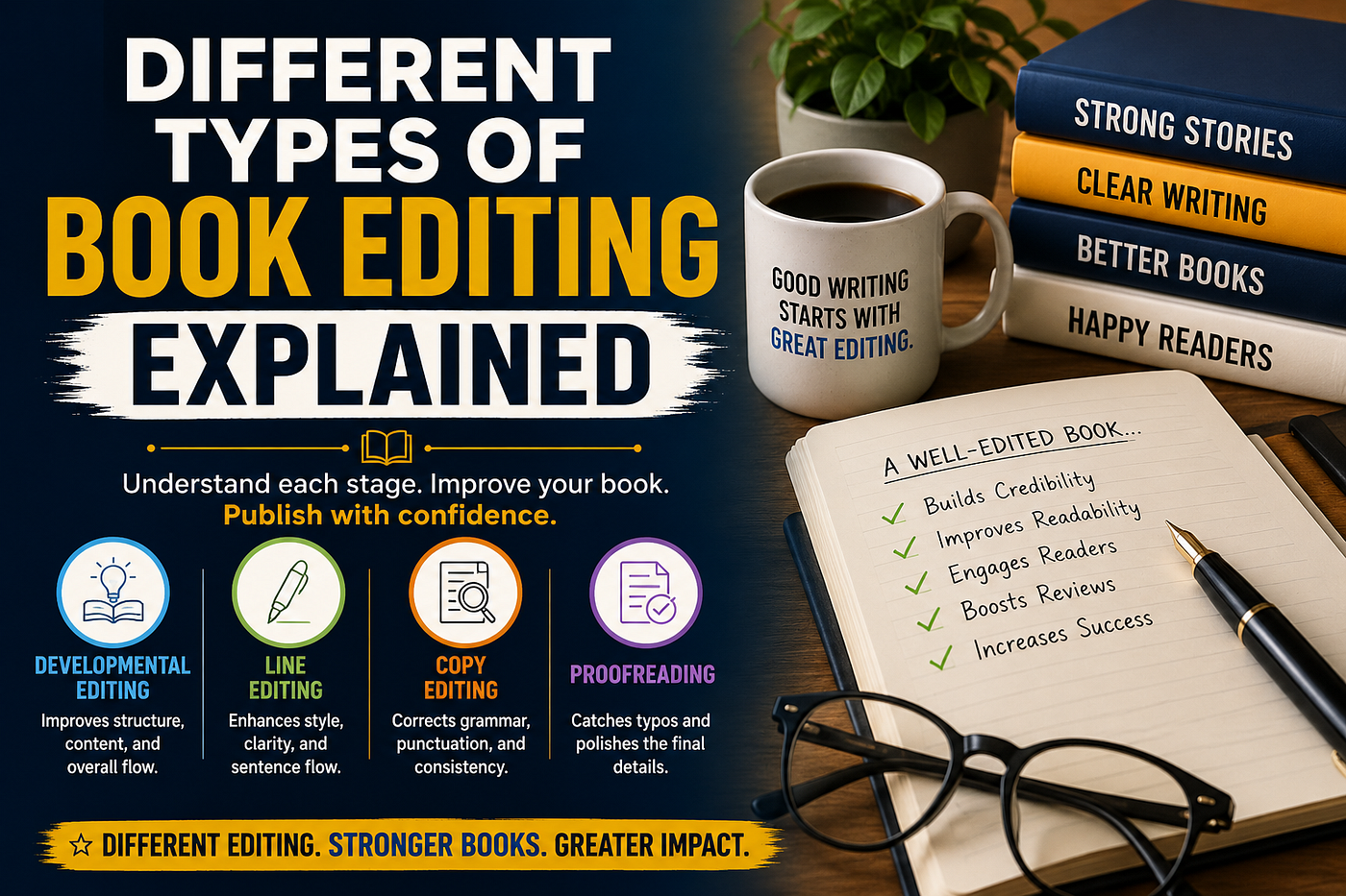 Different Types of Book Editing Explained