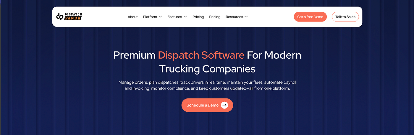 How I Designed Dispatch Panda: Simplifying Fleet Management Through UX
