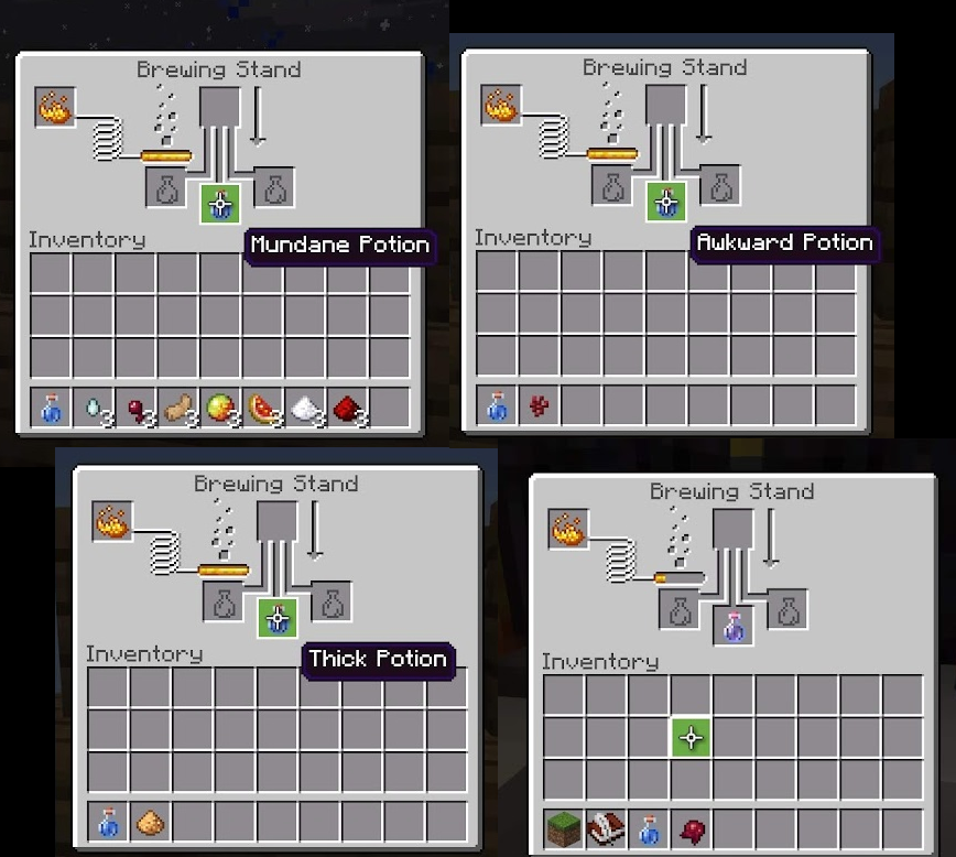 How To Make Potions In Minecraft How To Make Potions In Minecraft