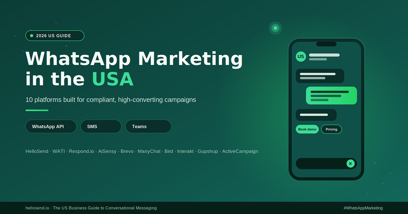 10 Best WhatsApp Marketing Platforms for US Businesses in 2026