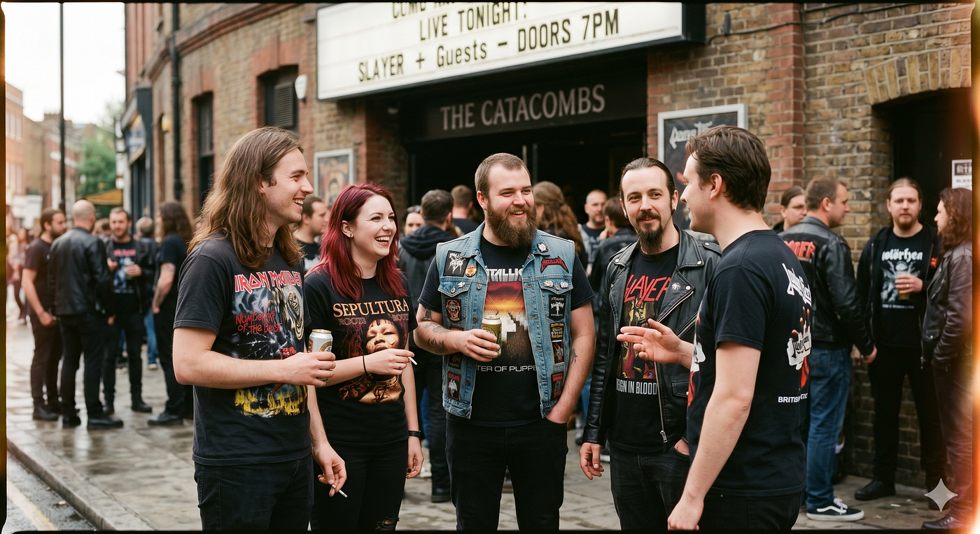La del alfabeto con bandas de Metal