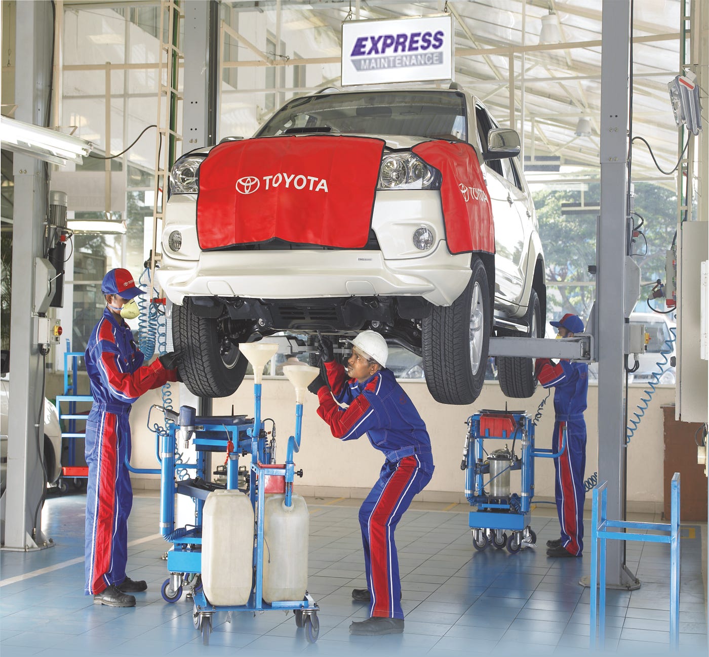 I visited the Toyota plant and now I walk very carefully