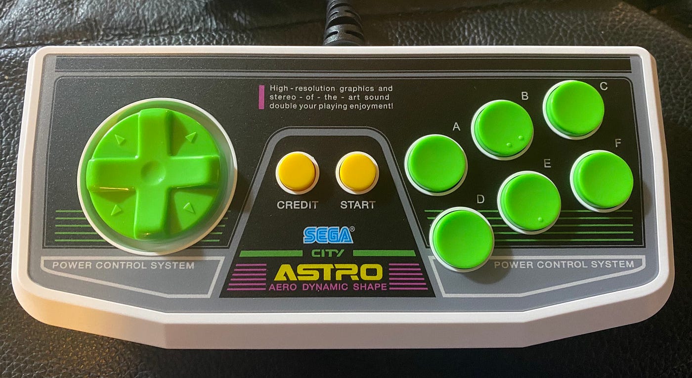 SEGA ASTRO CITY mini コントロールパッド SEGA Astro City Mini Control Pad | eBay