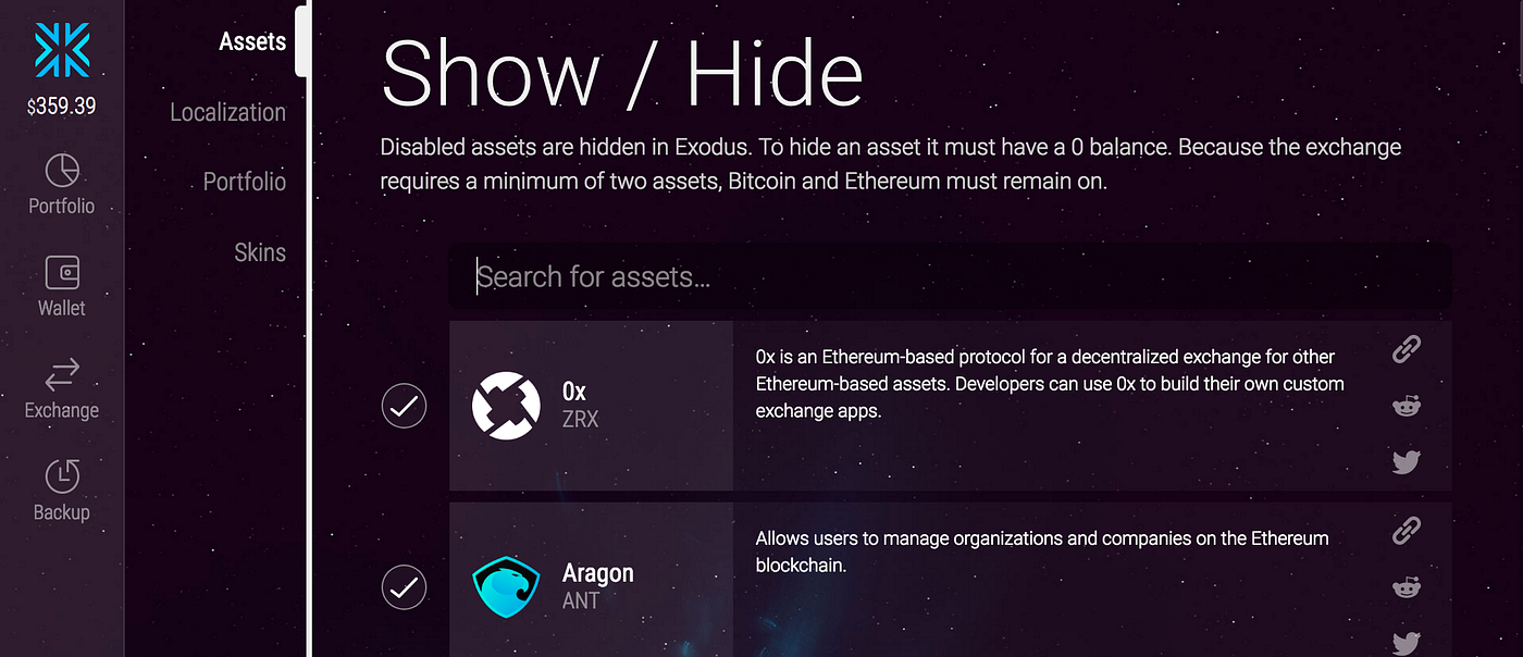 Exodus 1.51.0: Your Feature Request Is Our Command | by Josh W | Exodus  Movement | Medium