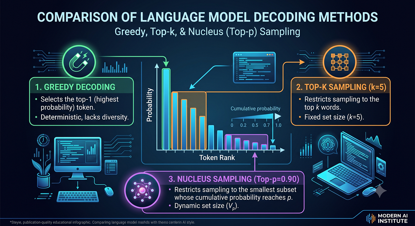 Nucleus Sampling: Why Your LLM Doesn’t Always Pick the “Best” Word