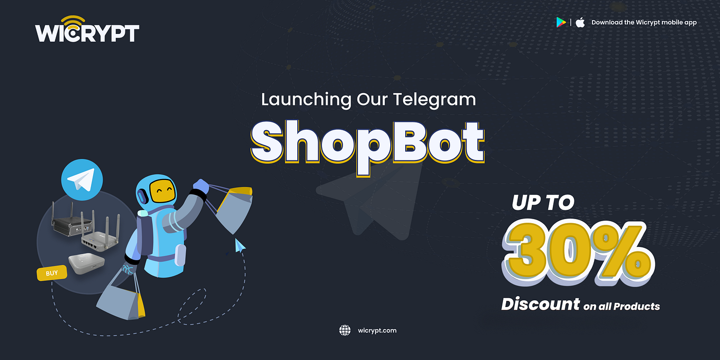 Launching Our Telegram Store: Shop directly on Telegram to Enjoy Huge  Discounts! | by Olamobisi Fagoyinbo | Wicrypt | Medium