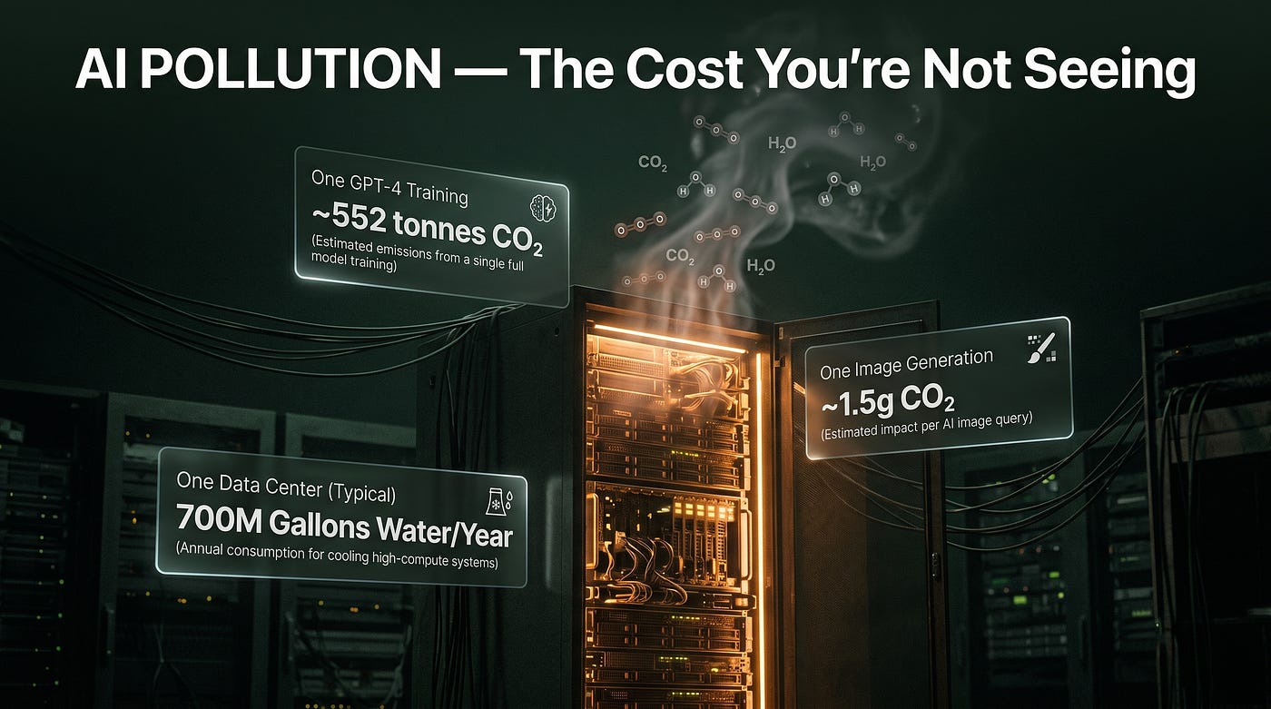 Why Using AI at 3 AM Emits 67% More Carbon Than at 2 PM — AI Pollution