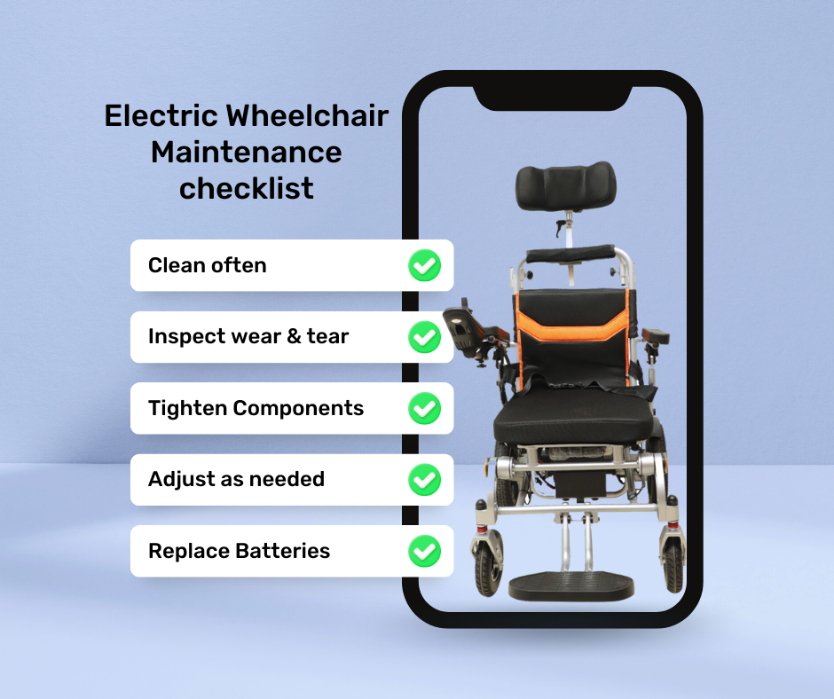 Electric Wheelchair Maintenance Checklist | by Esleh By Anand | Medium