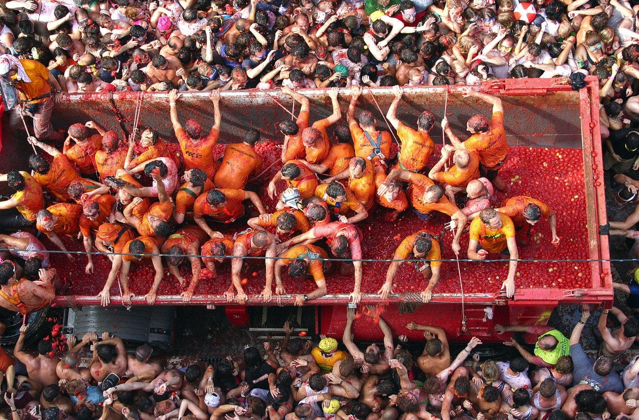 World Service - Witness History - La Tomatina festival