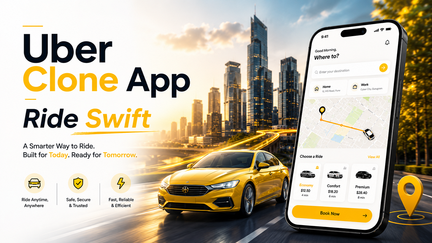 Uber Clone App: Build a Ride-Hailing App Like Uber With Flutter