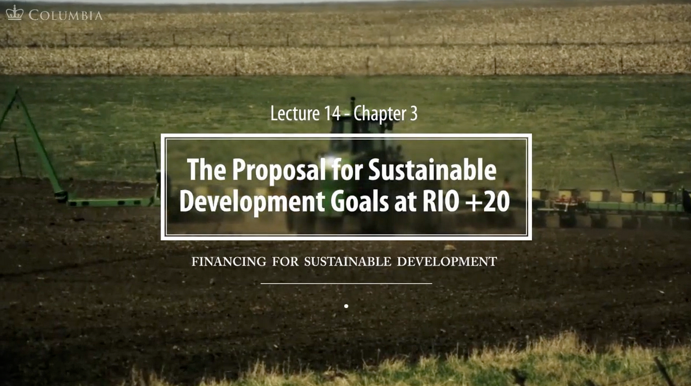 Financing for Sustainable Development
